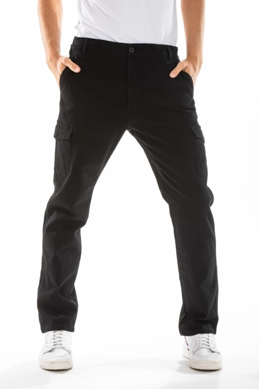 Pantaloni cargo stretch Fibreflex® ECARGO NERO