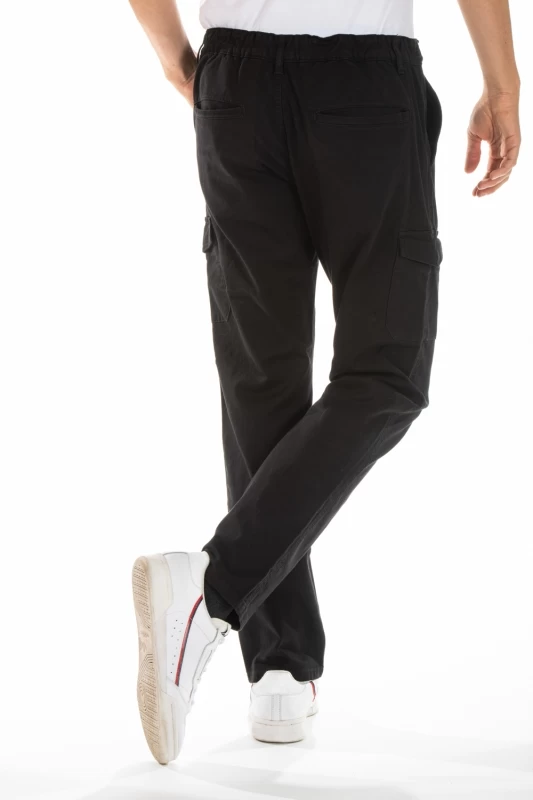 Pantaloni cargo stretch Fibreflex® ECARGO NERO