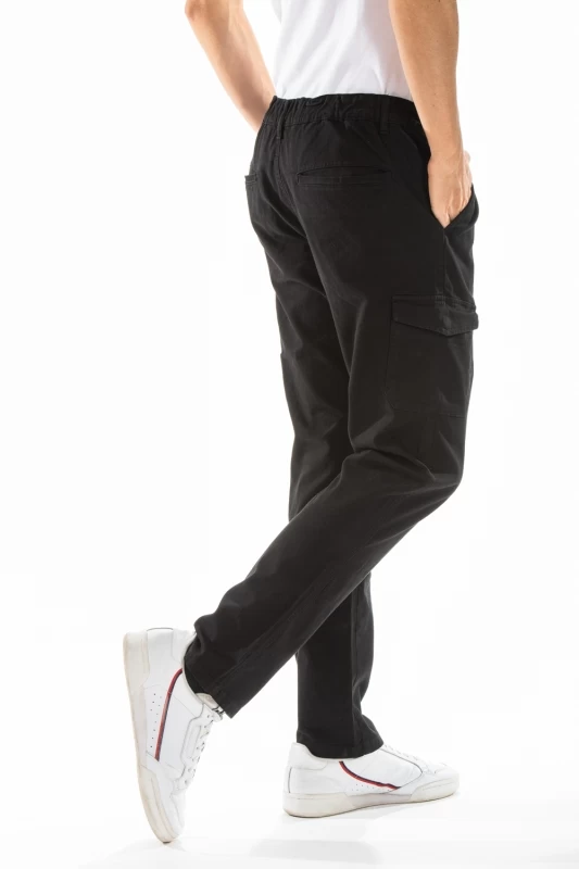 Pantaloni cargo stretch Fibreflex® ECARGO NERO