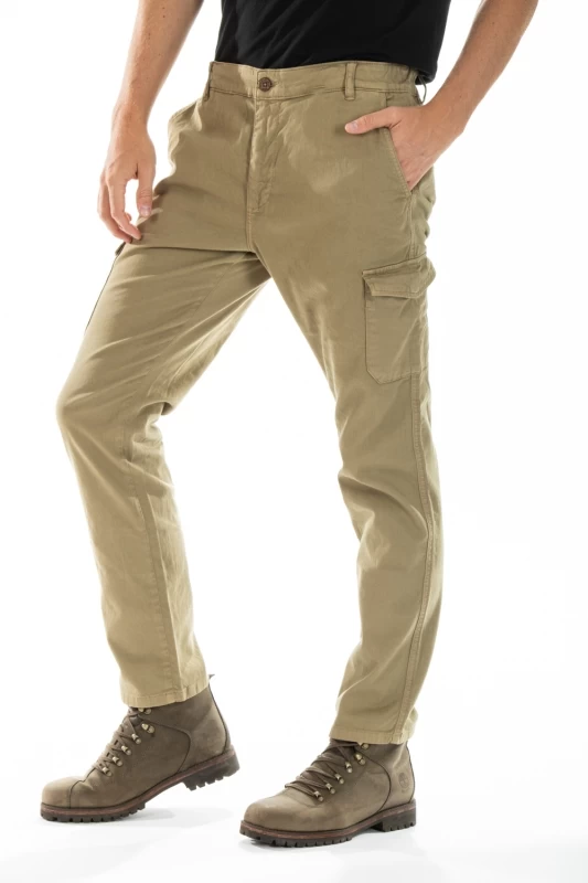 Pantaloni cargo stretch Fibreflex® ECARGO BEIGE