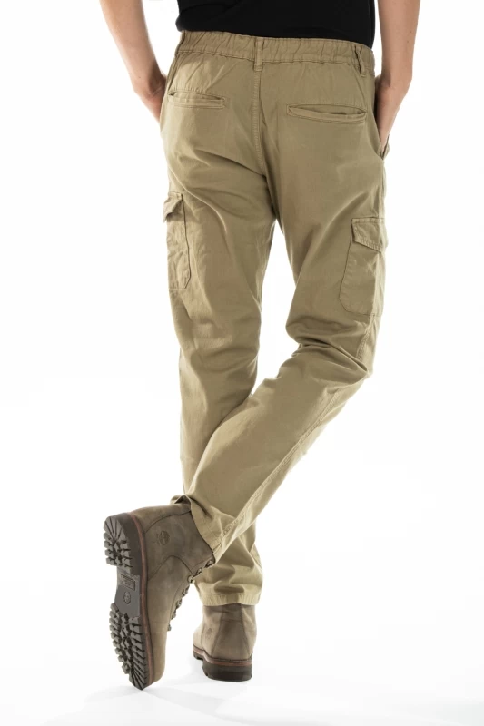 Pantaloni cargo stretch Fibreflex® ECARGO BEIGE