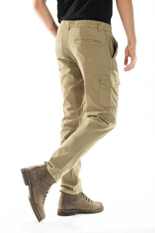 Pantaloni cargo stretch Fibreflex® ECARGO BEIGE