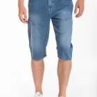 Pantacourt denim super stonewashed MANIK