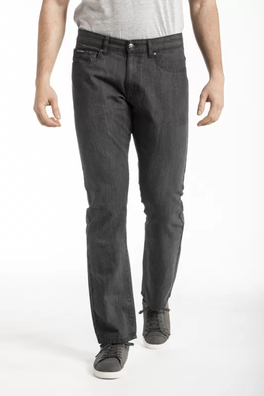 Jeans nero uomo 100% cotone PAULO