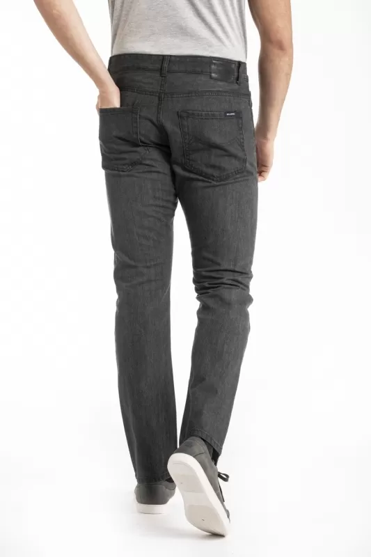 Jeans nero uomo 100% cotone PAULO