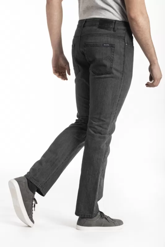 Jeans nero uomo 100% cotone PAULO