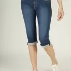 Pantaloni capri in denim EMMY