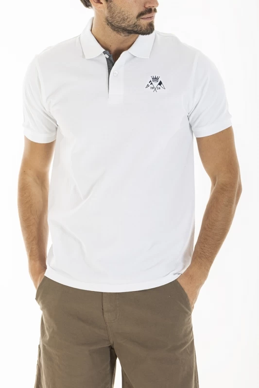 Polo in cotone piquet COEN BIANCO