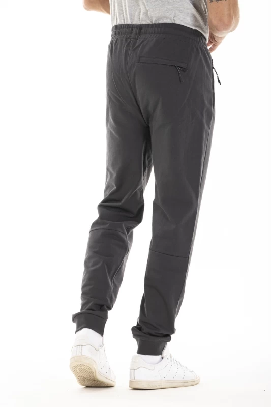 Pantalon style jogging en molleton GEROMO GRIS