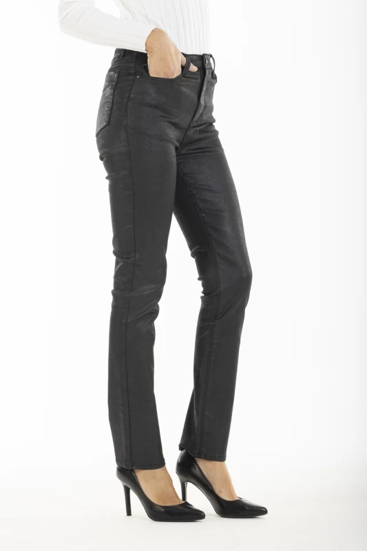 Jeans slim enduit stretch MARGO