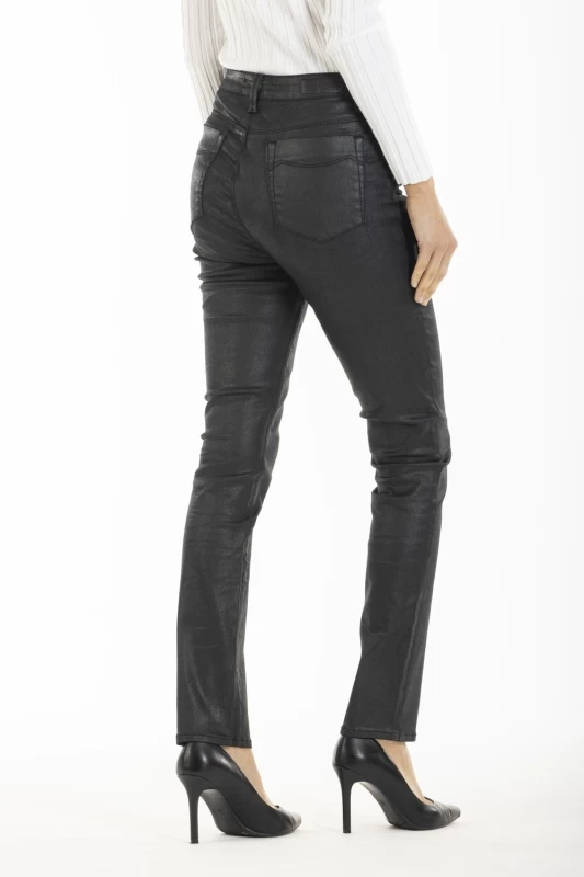 Jeans slim enduit stretch MARGO