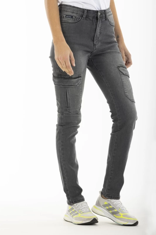 Jeans cargo slim push-up stretch MONIA