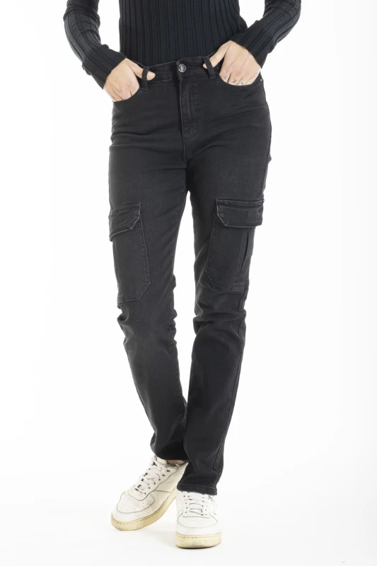 Jeans stretch cargo slim fit MOYRA