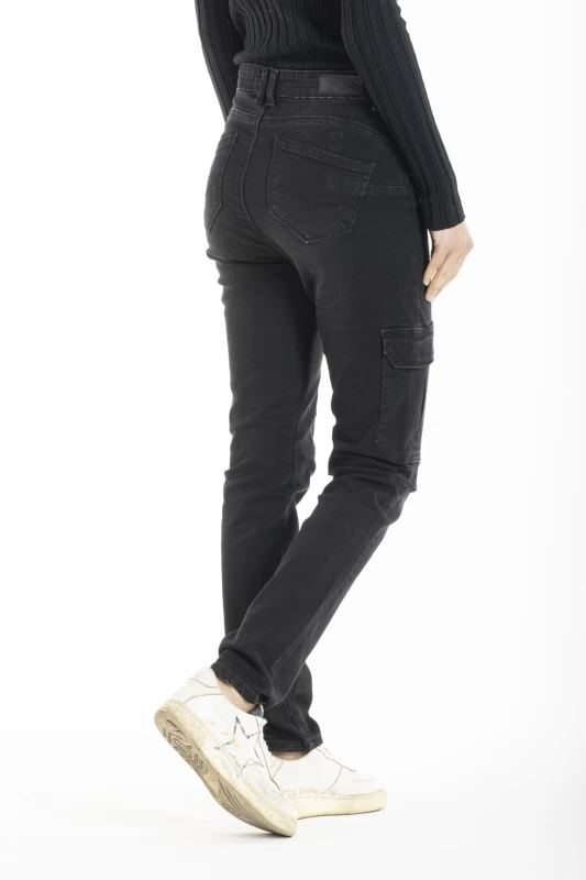 Jeans stretch cargo slim fit MOYRA