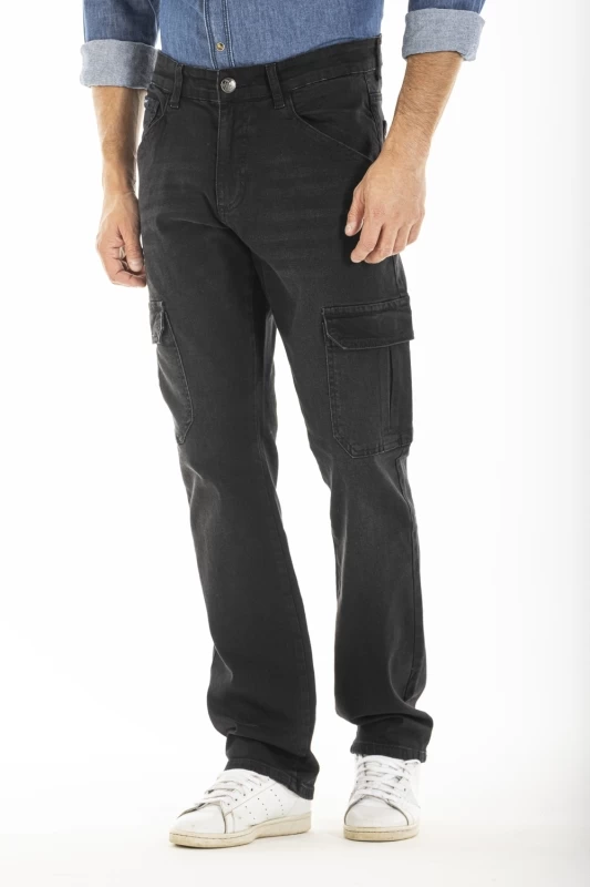 Jeans regular fit cargo RL70 stretch Fibreflex® NAOS