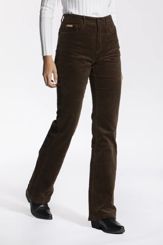 Pantaloni stretch bootcut MARLY