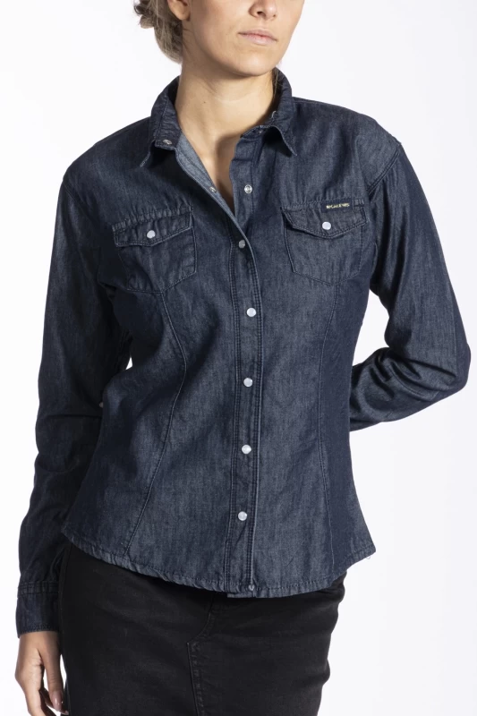  Camicia aderente in chambray ZOYB