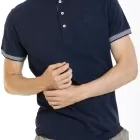 Mao style neck polo shirt FULVIO